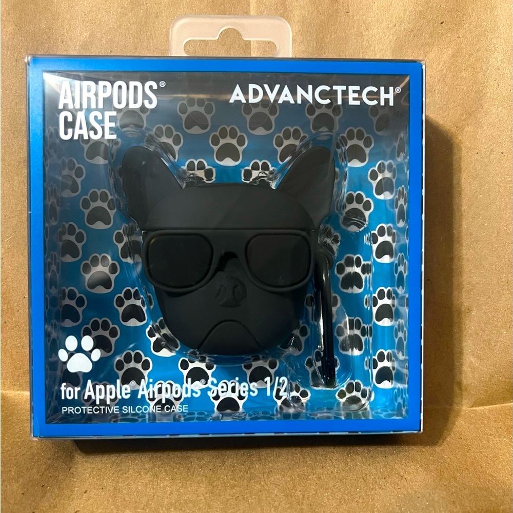 🐾 Cool BullDog 😎 AirPod Case 🖤